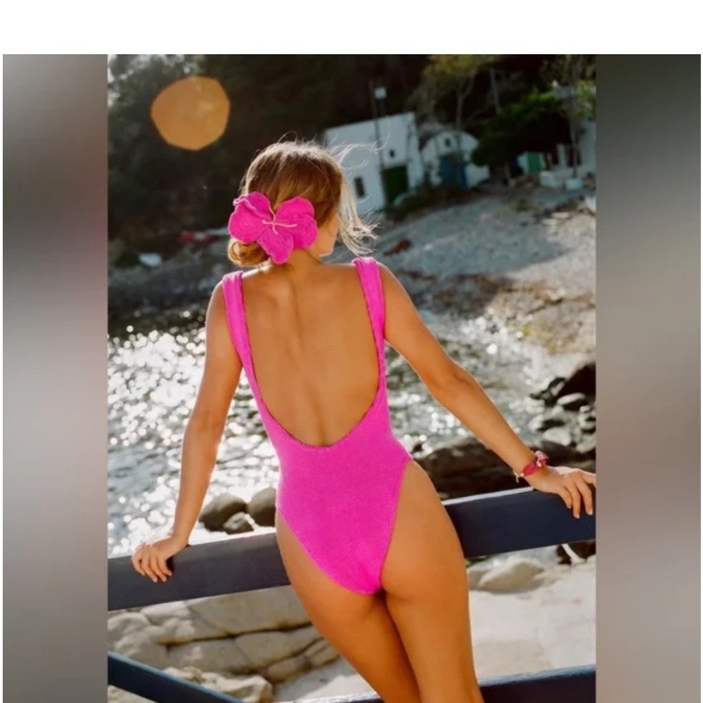 NWT Zara Hot Pink Swim Suit Medium - Blogger’s Fav! - Picture 5 of 6